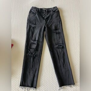 Pacsun Distressed Mom Jeans High-Rise Size 24